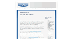 Desktop Screenshot of homereportonline.co.uk